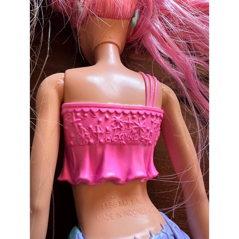 Barbie Mermaid Doll Lot Dreamtopia Pink Hair Rainbow Tail Mattel 2 - Picture 6 of 6